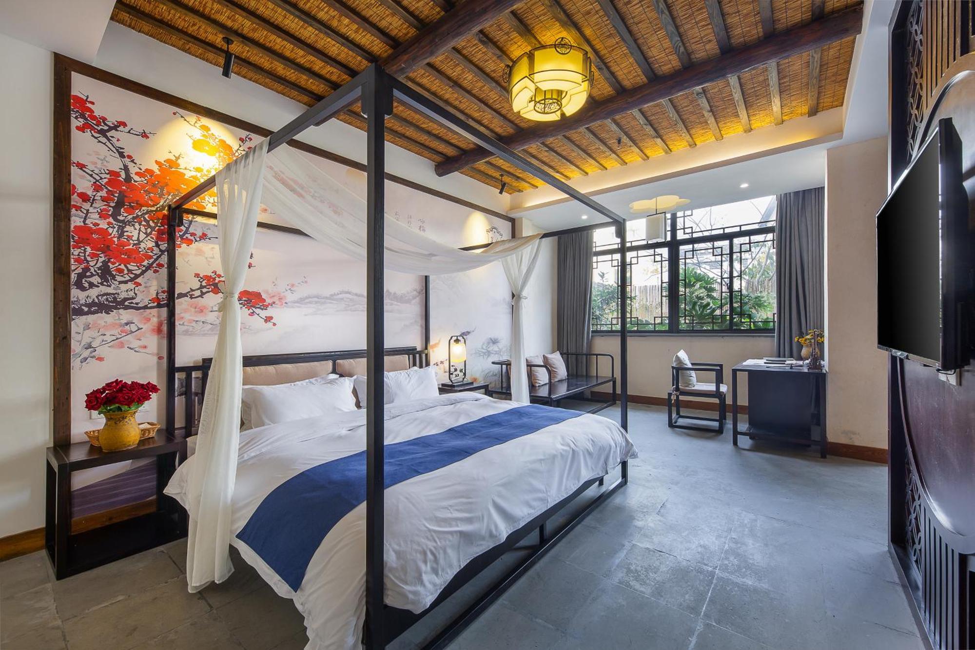Tingjian Musu Private Soup Design Homestay - South Gate Of Wuzhen Xizha Scenic Area Tongxiang Εξωτερικό φωτογραφία
