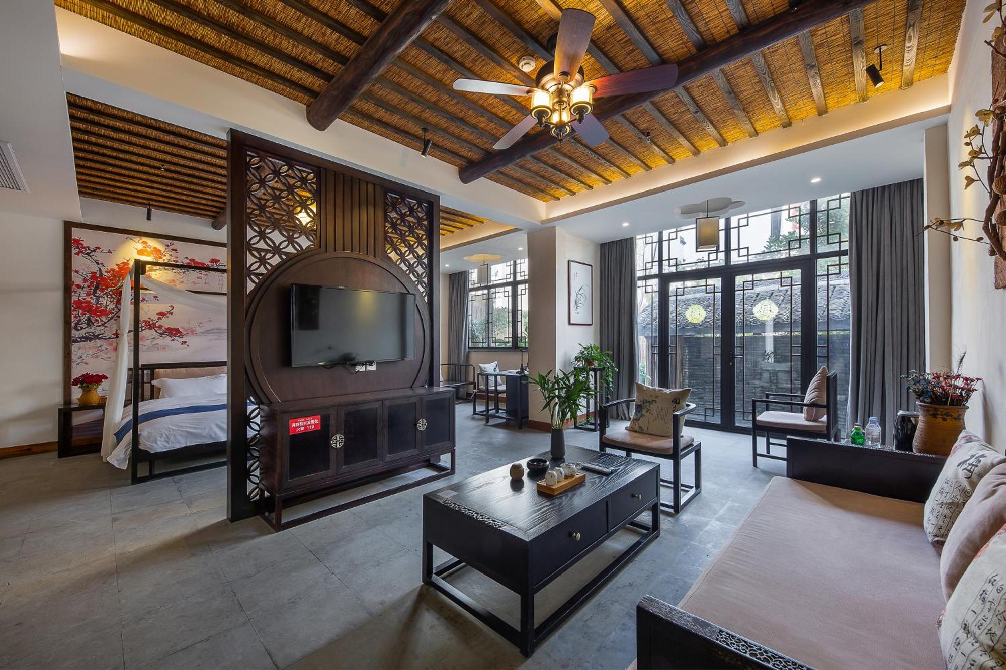 Tingjian Musu Private Soup Design Homestay - South Gate Of Wuzhen Xizha Scenic Area Tongxiang Εξωτερικό φωτογραφία