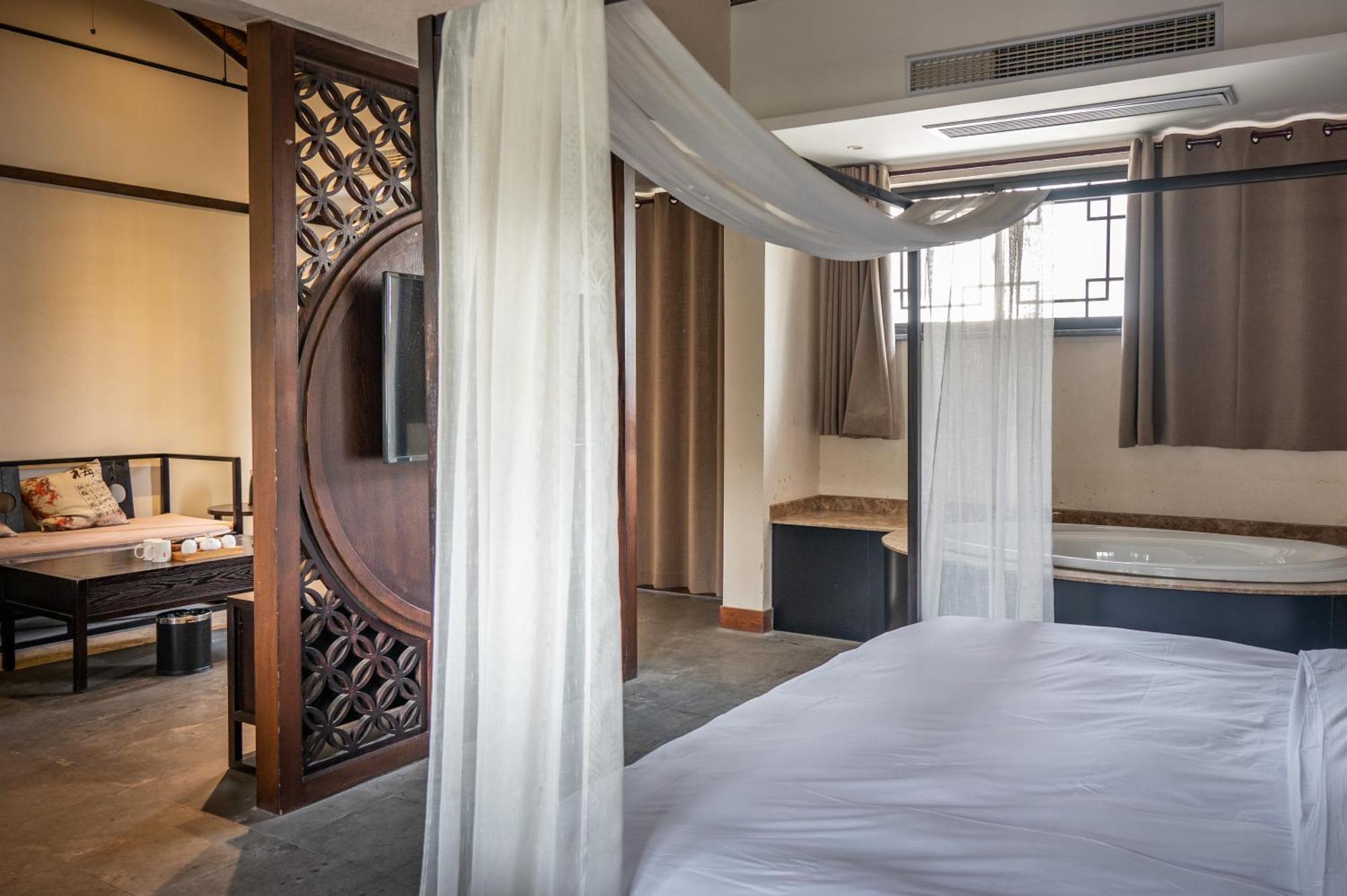 Tingjian Musu Private Soup Design Homestay - South Gate Of Wuzhen Xizha Scenic Area Tongxiang Εξωτερικό φωτογραφία