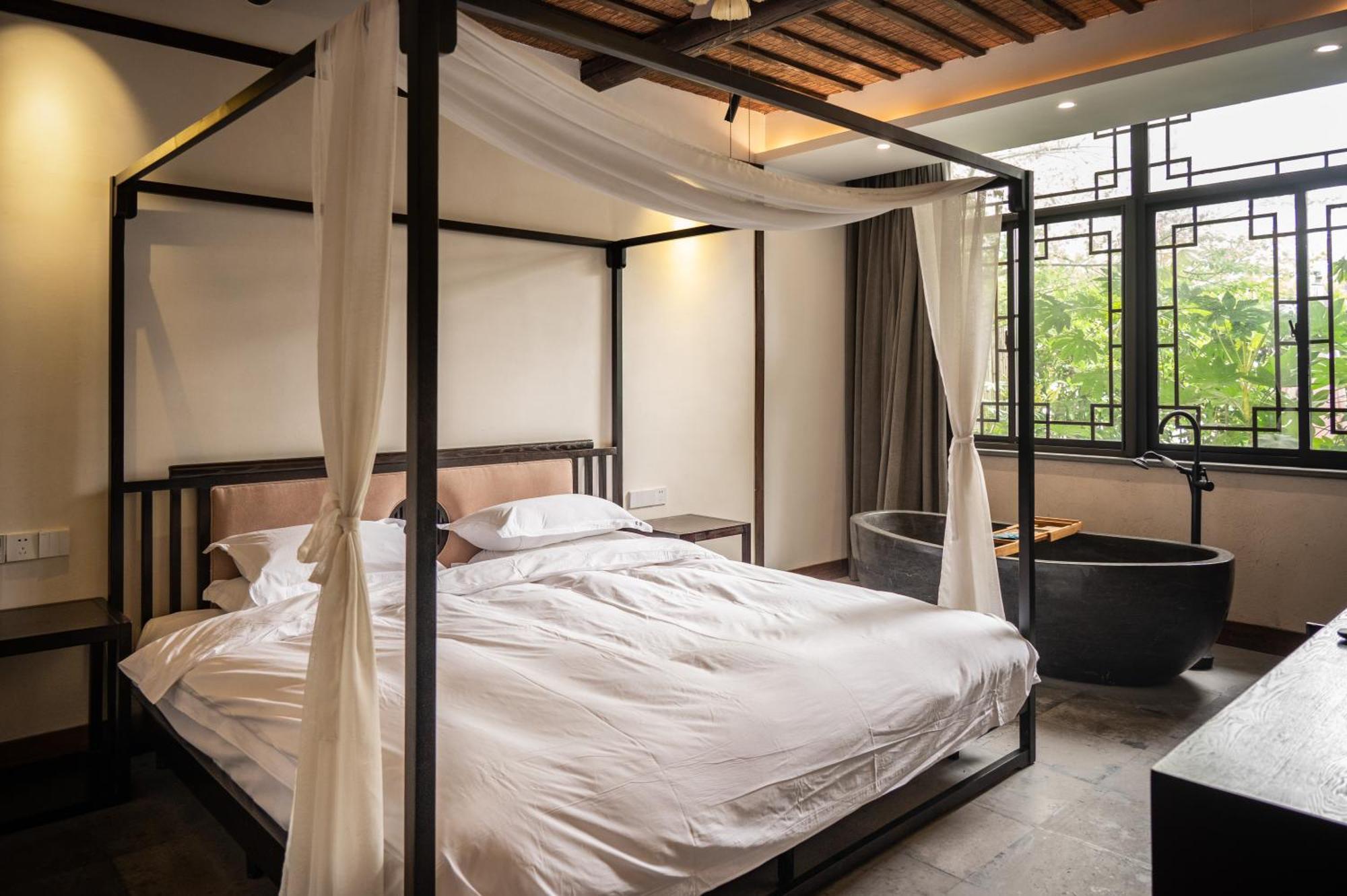 Tingjian Musu Private Soup Design Homestay - South Gate Of Wuzhen Xizha Scenic Area Tongxiang Εξωτερικό φωτογραφία